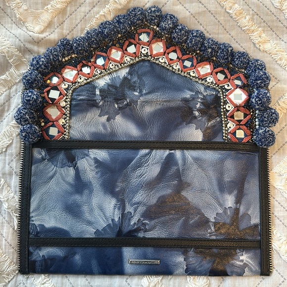 NWOT Rebecca Minkoff Leather Envelope Clutch - Picture 5 of 9